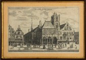 "T' OUDE STADT HUYS" ENGRAVING