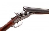 T. Page Wood 12 bore SxS bar a