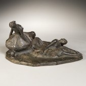 T. SAITO, STYLE OF DEGAS, BRON