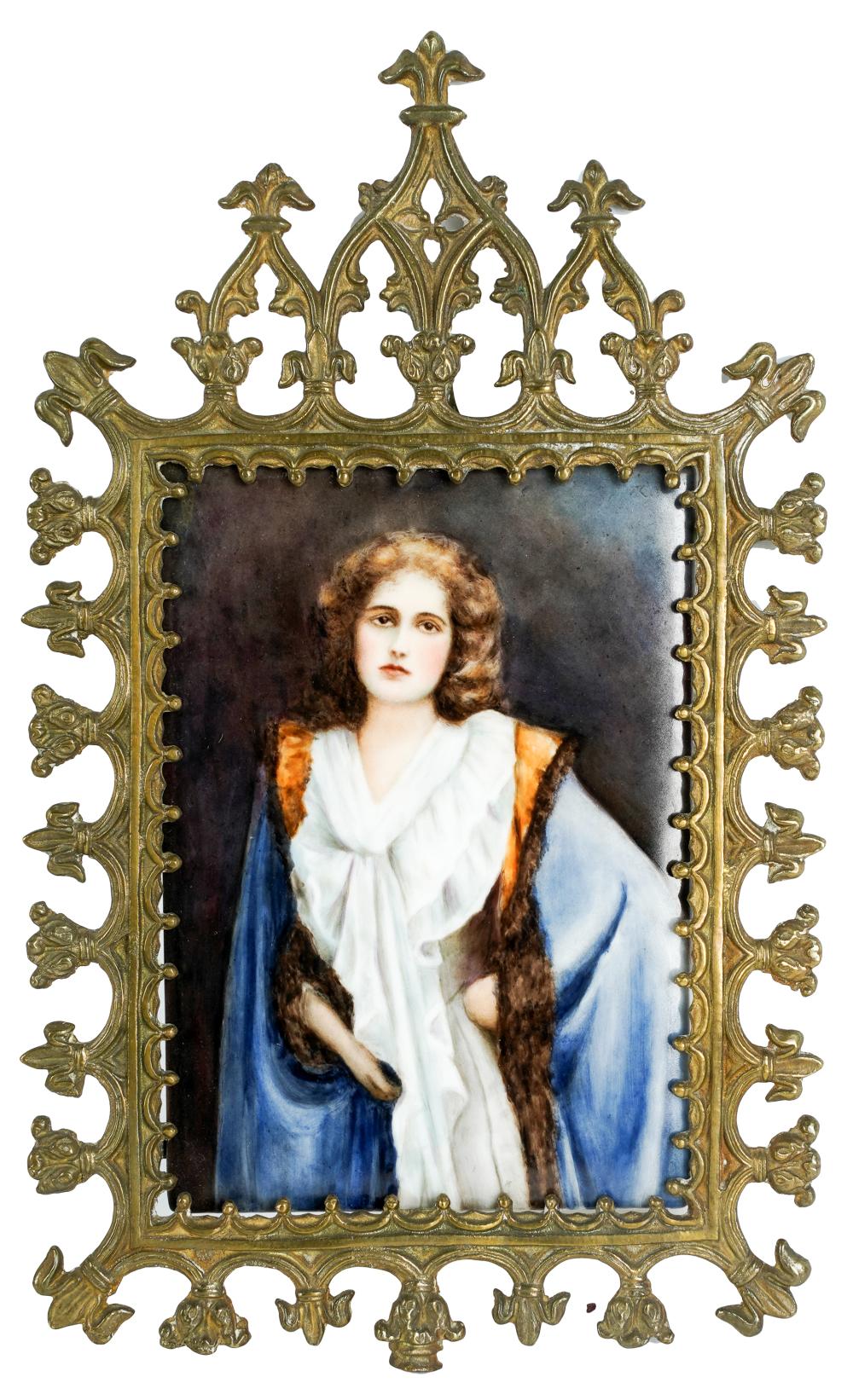 T & V LIMOGES PAINTED PORCELAIN