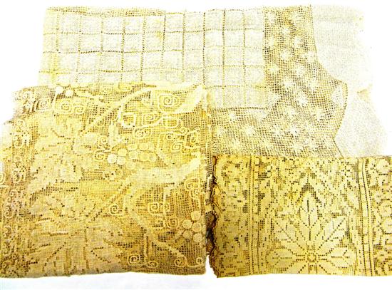 Table cloths including: two dresser