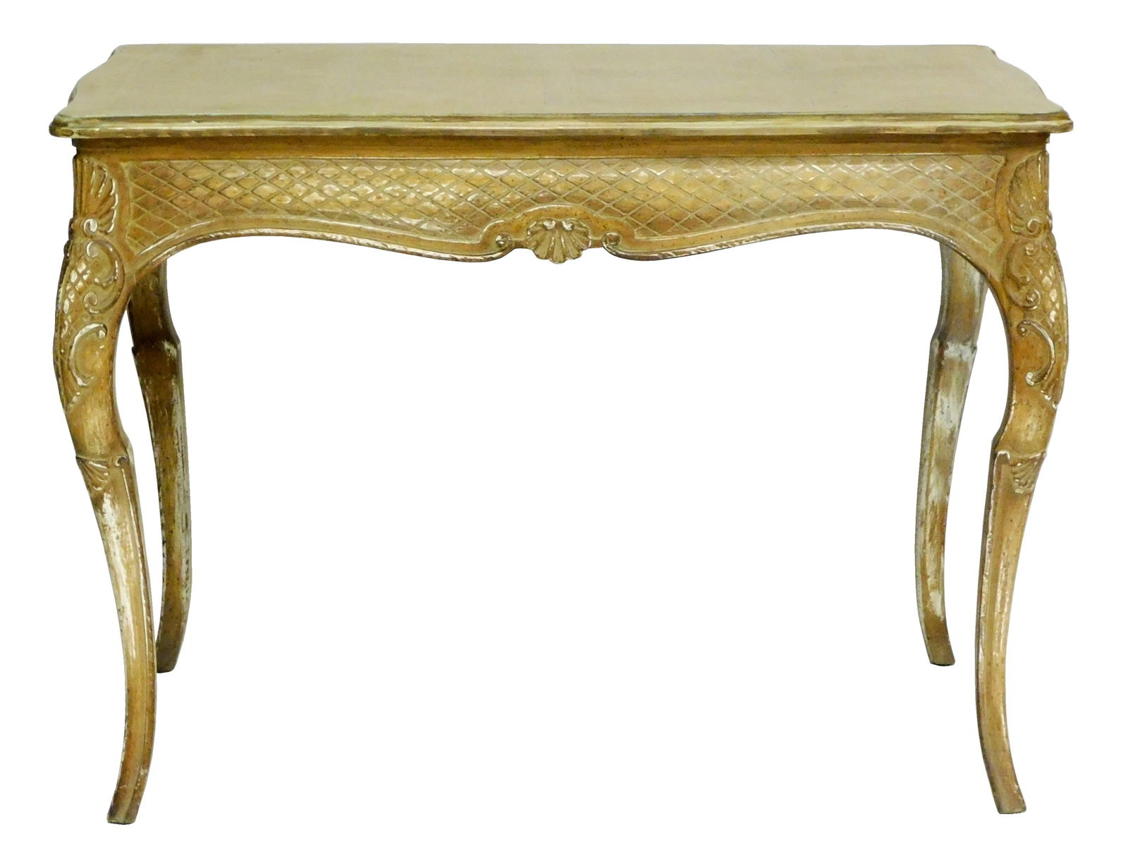 TABLE, FRENCH, 20TH C., PARQUETRY