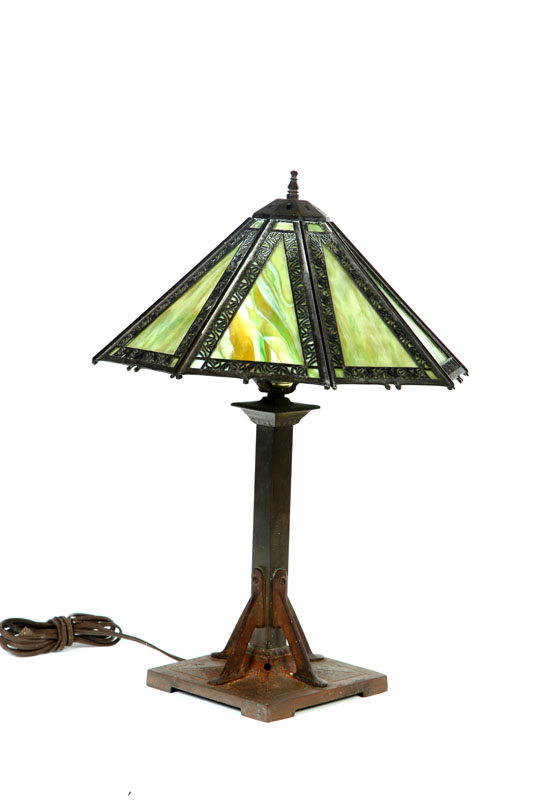 TABLE LAMP.  American  early 20th