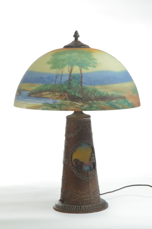 TABLE LAMP.  Attributed to