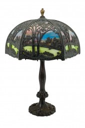 TABLE LAMP WITH HANDEL SCENIC