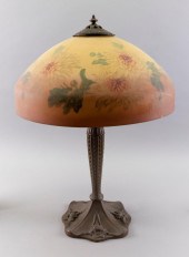 TABLE LAMP WITH REVERSE-PAINTE