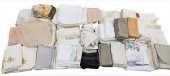 TABLE LOT OF LINENS, MOSTLY TA