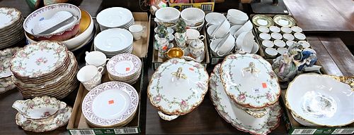 TABLE LOT OF PORCELAIN, TO