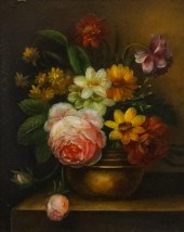 TABLE TOP STILL LIFE OF A VASE