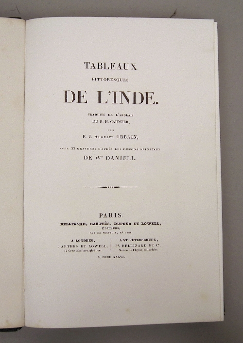 Tableaux Pittoresques de L'Inde