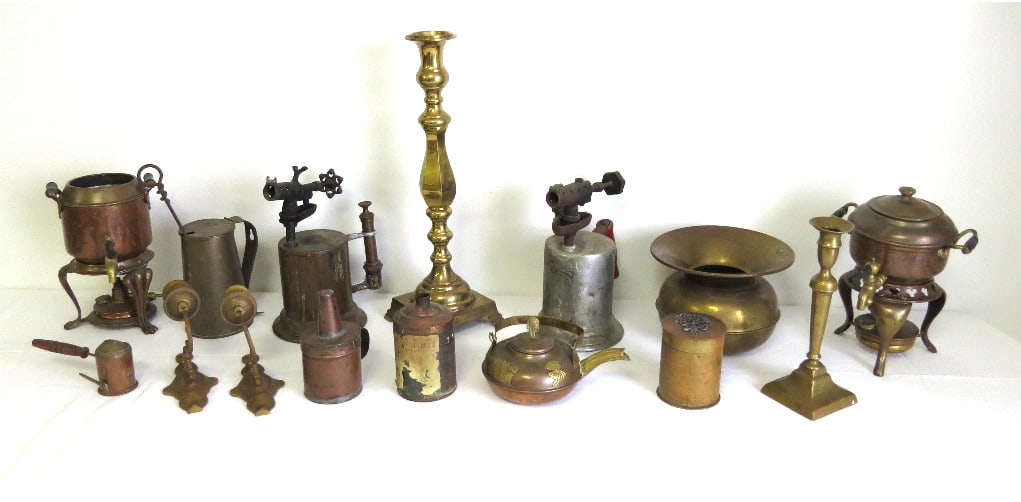 TABLETOP VINTAGE COPPER & BRASS