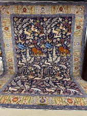 TABRIZ ANIMAL PICTORIAL RUG, 1