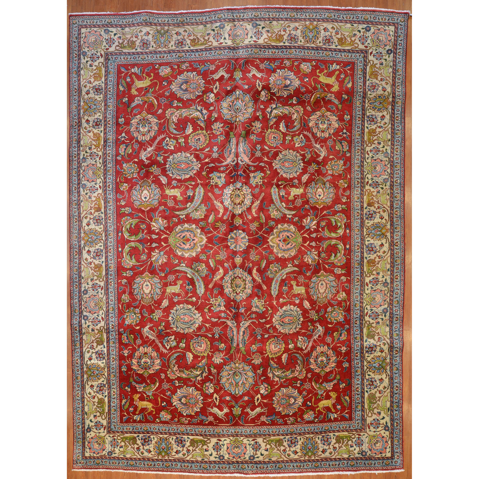 TABRIZ CARPET, PERSIA, 9.4 X 13