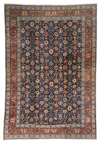 TABRIZ CARPET20th century, blue