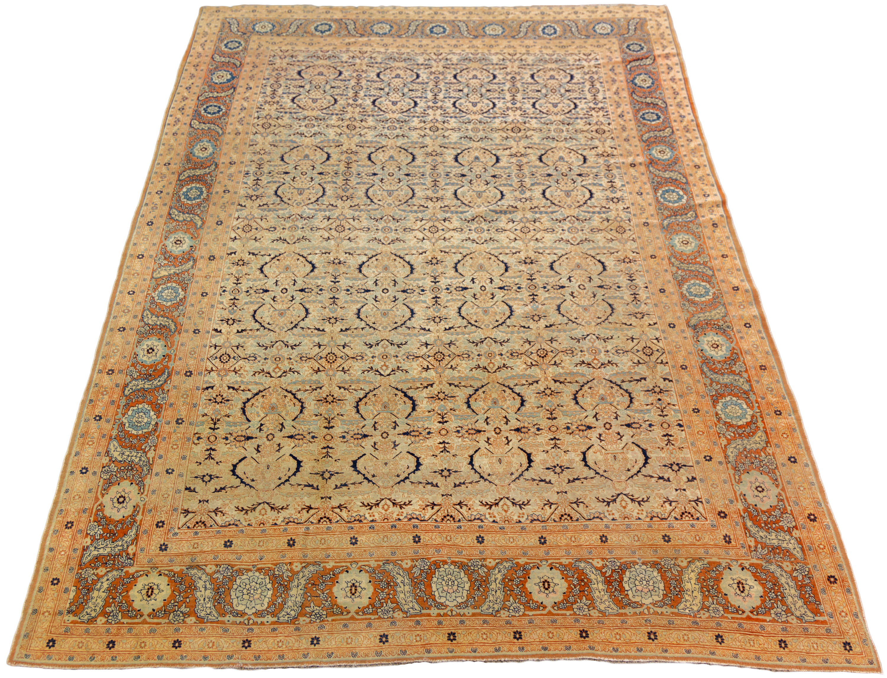 TABRIZ ORIENTAL RUG 19th century.