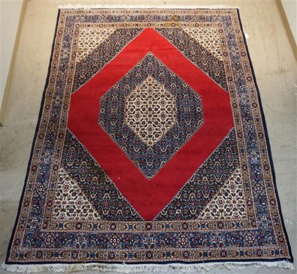 TABRIZ RUG, 10 FT 10 IN X 7 FT 7