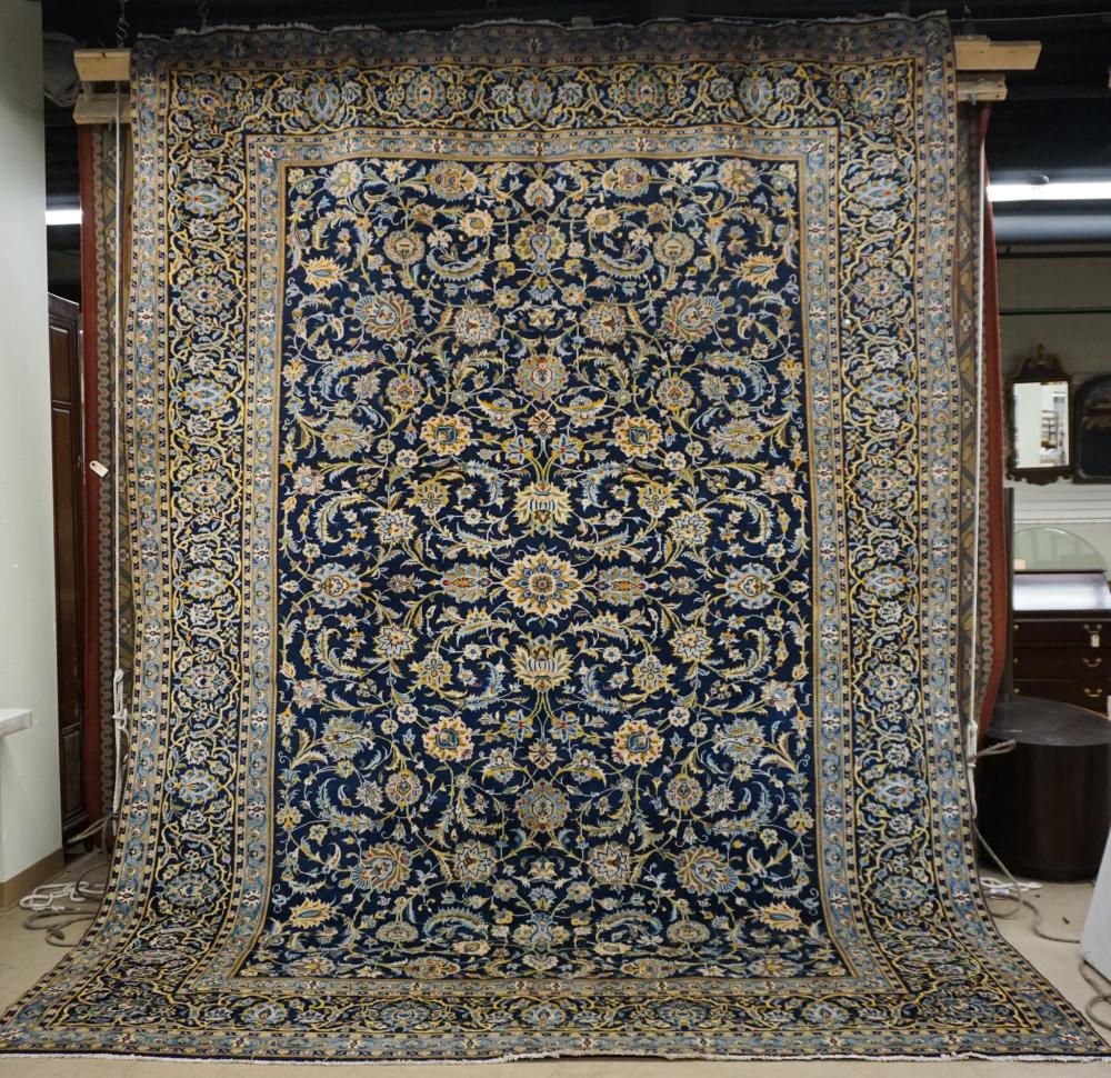 TABRIZ RUG, 12 FT 8 IN X 9 FT 9
