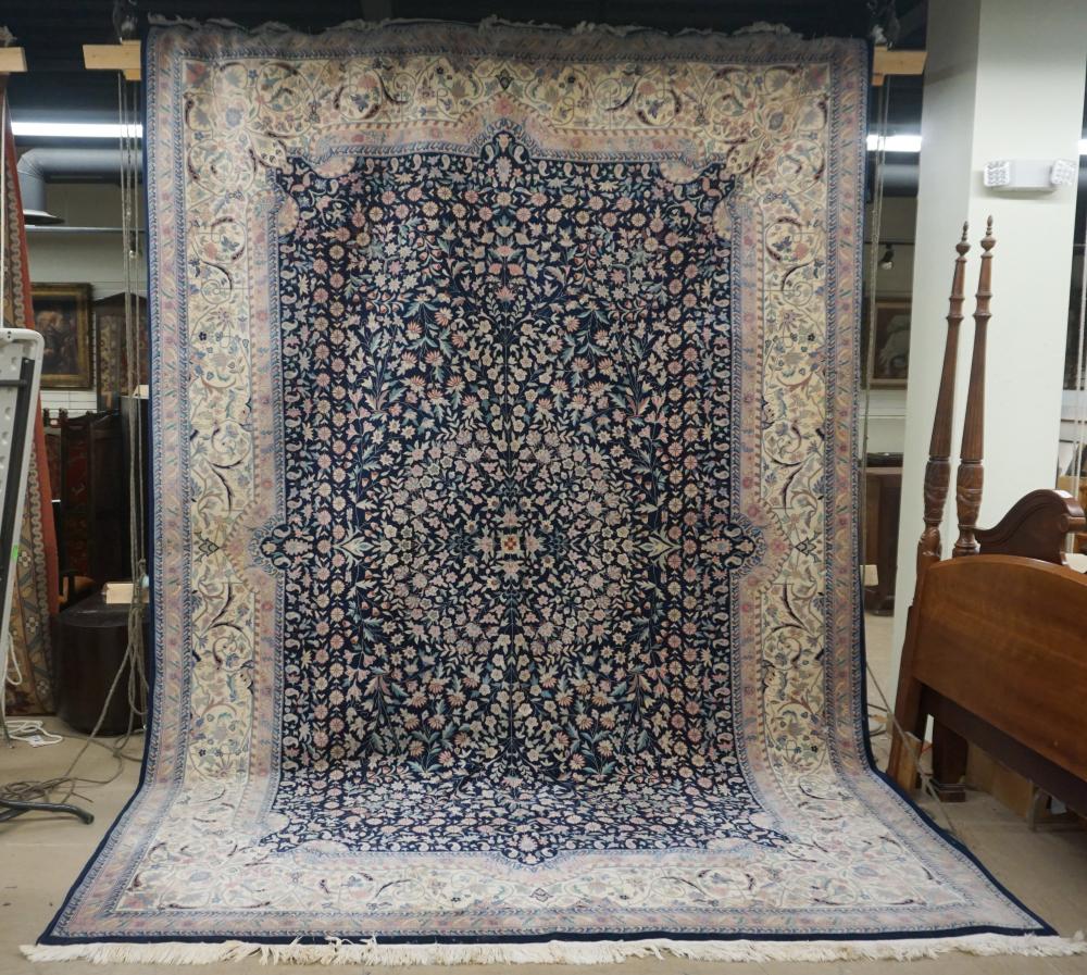 TABRIZ RUG, 13 FT 8 IN X 9 FT 10