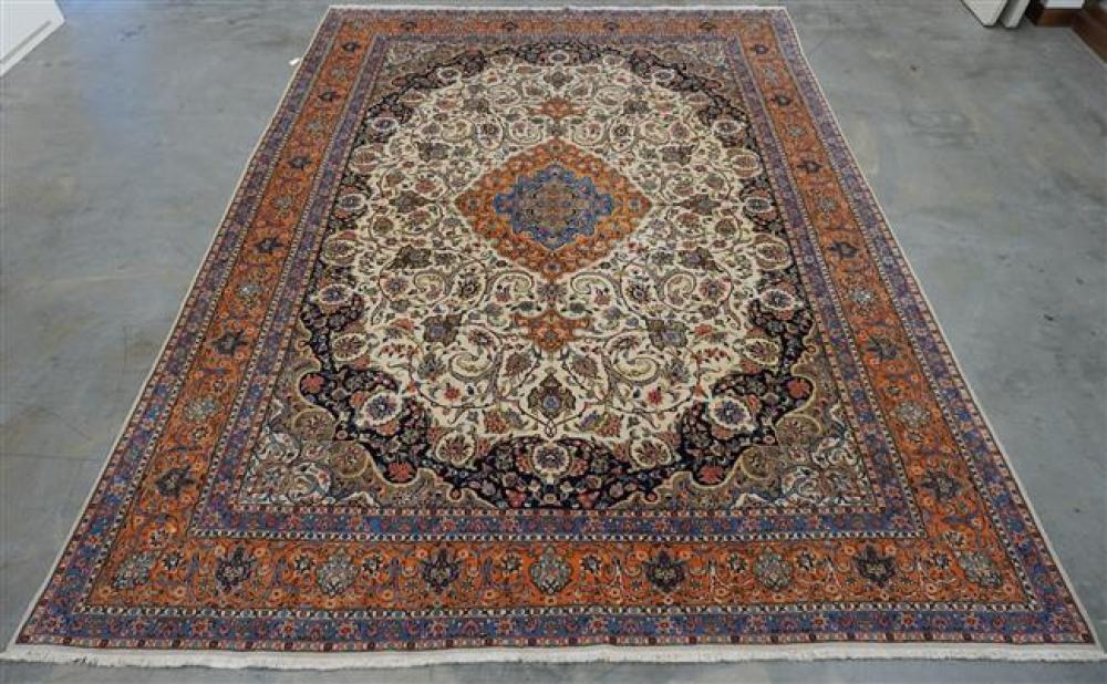 TABRIZ RUG, 15 FT 8 IN X 11 FT 3