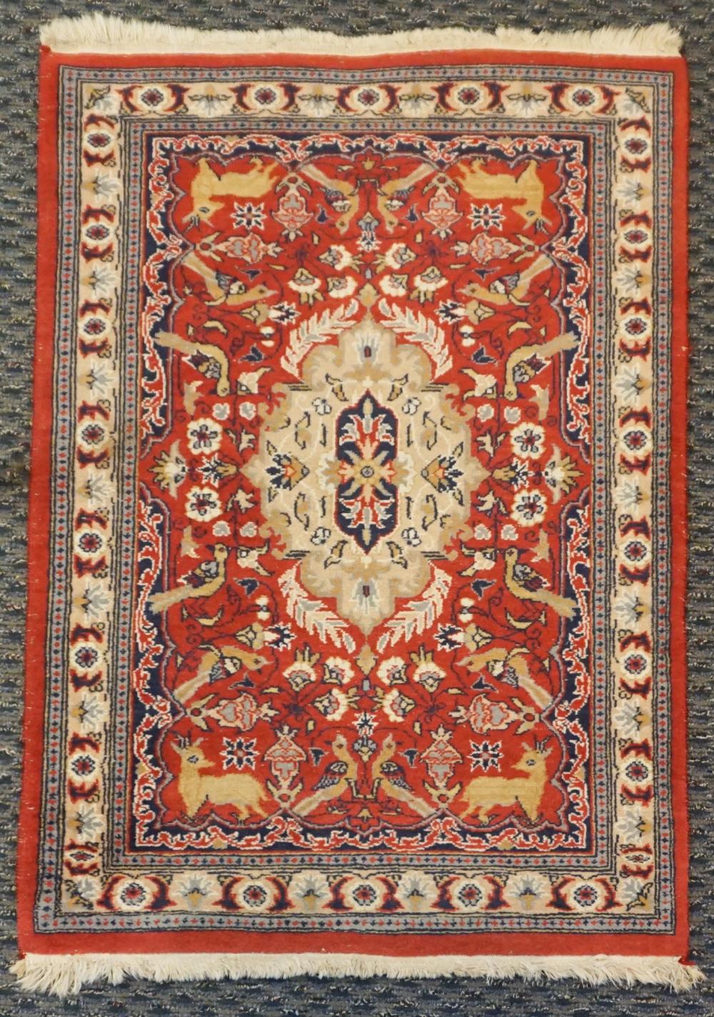 TABRIZ RUG 3 FT 3 IN X 2 FT 3