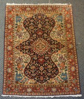 TABRIZ RUG, 5 FT X 3 FT 6 INTa