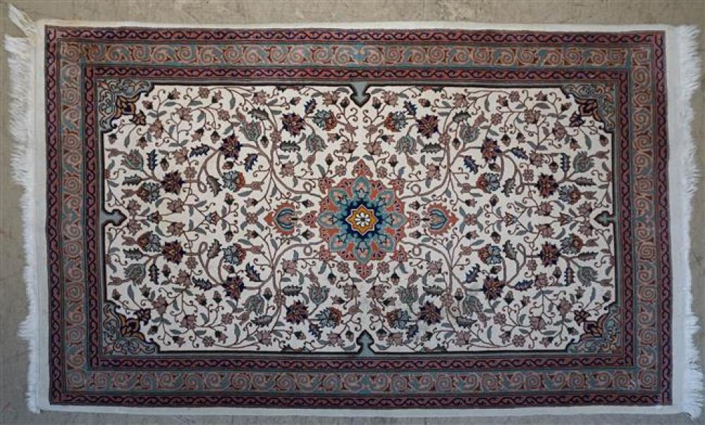 TABRIZ RUG, 7 FT 2 IN X 4 FT 6