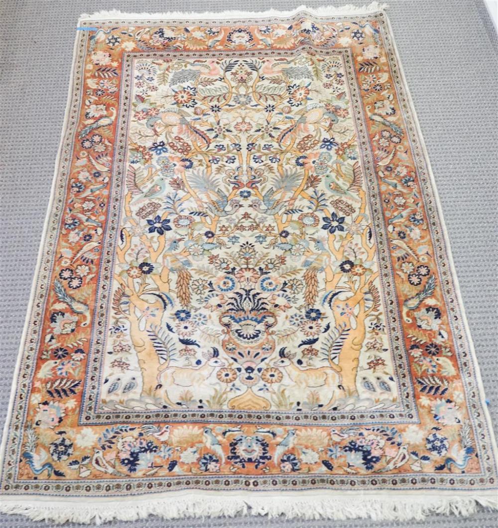TABRIZ RUG, 8 FT 1 IN X 5