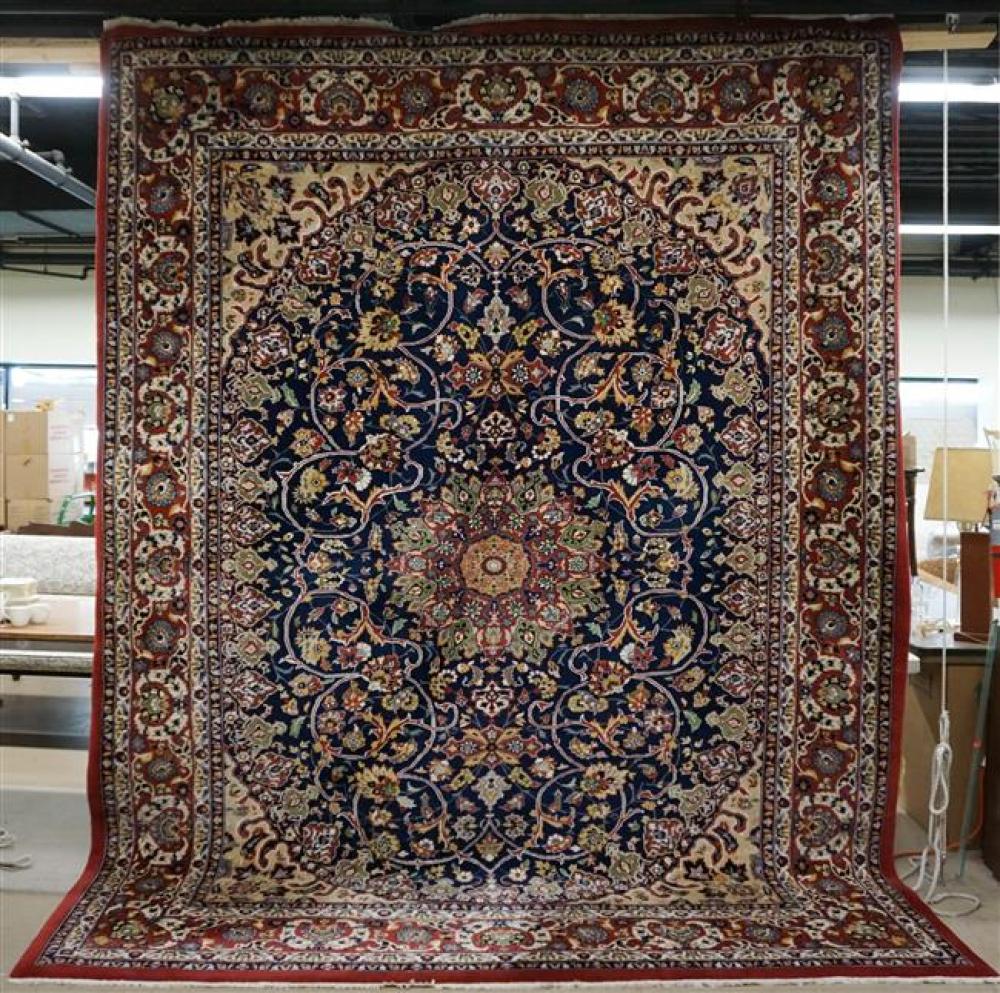 TABRIZ RUG, 8 FT 10 IN X 11 FT 10