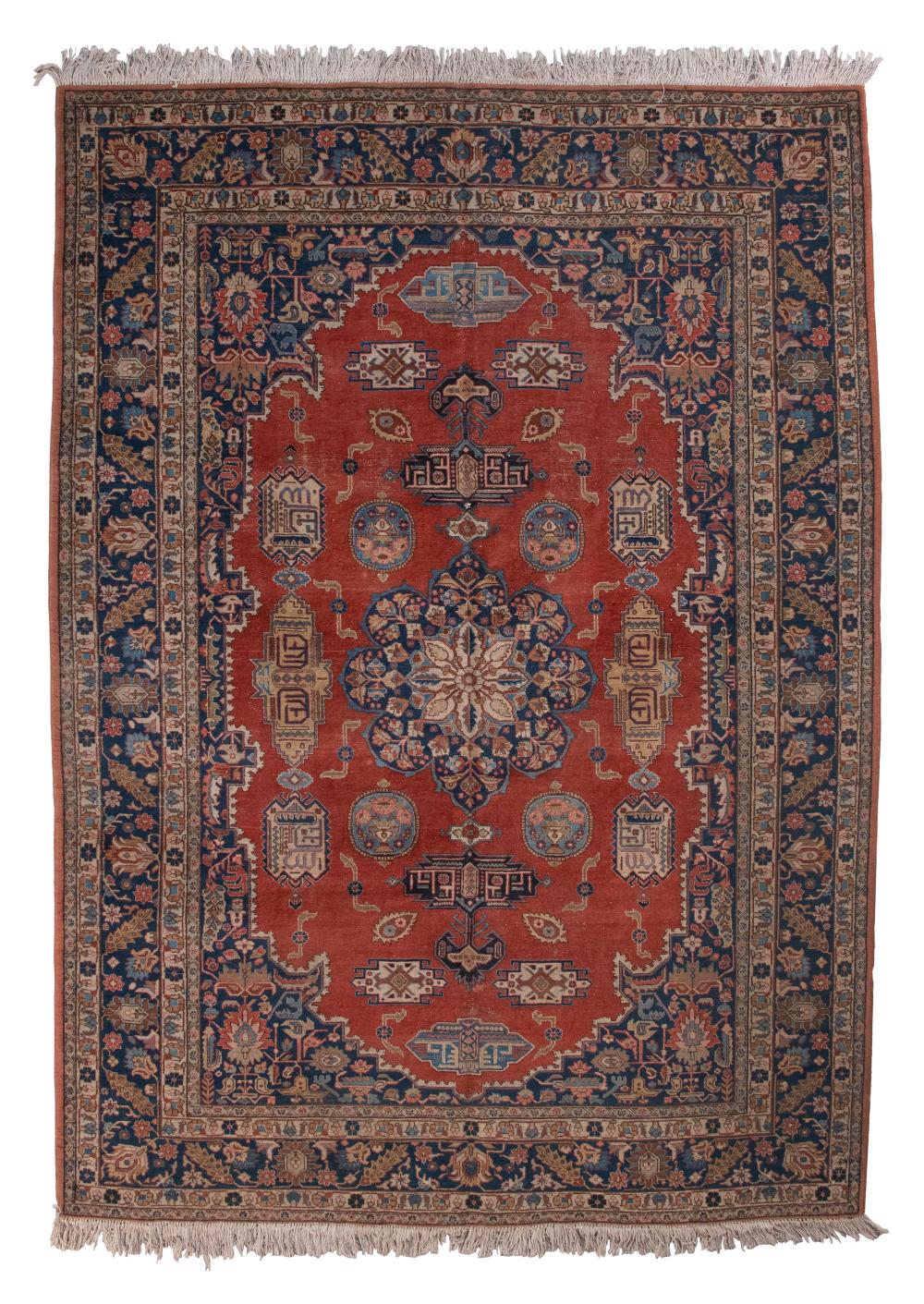 TABRIZ RUG: 8’0” X 11’2”TABRIZ RUG: