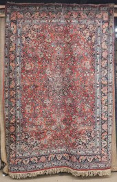 TABRIZ RUG, 9 FT 2 IN X 6 FT 4