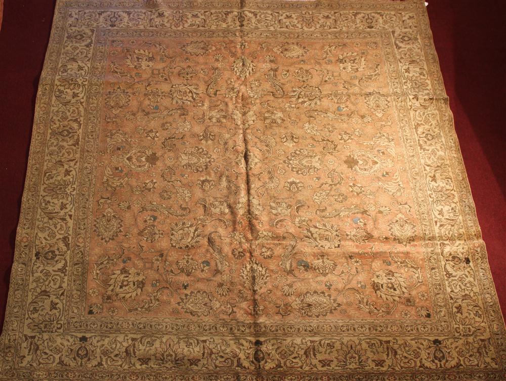 TABRIZ RUG approx. 12'8'' x 11'