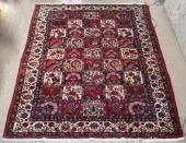 TABRIZ RUG, WINDOW PANE PATTER