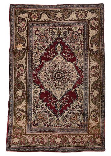 TABRIZ RUGmid 20th century, red