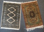 TABRIZ SILK RUG AND A PAKISTAN