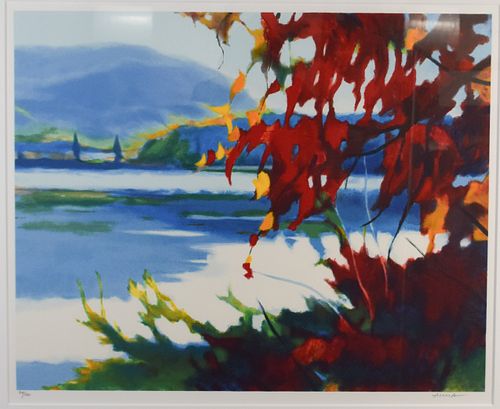TADASHI ASOMA LITHOGRAPH STORM