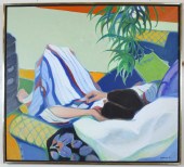 TADASHI ASOMA OIL ON CANVASTAD