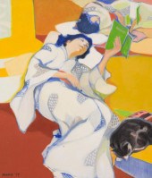 TADASHI ASOMA OIL ON CANVASTAD
