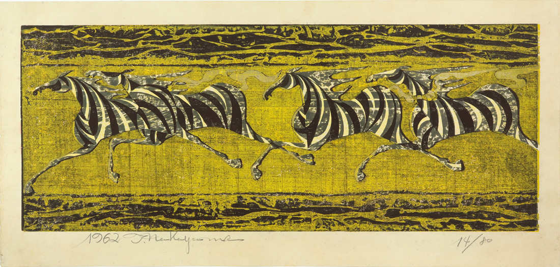 TADASHI NAKAYAMA - RUNNING HORSES