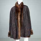 TAFFETA AND SABLE REVERSIBLE F