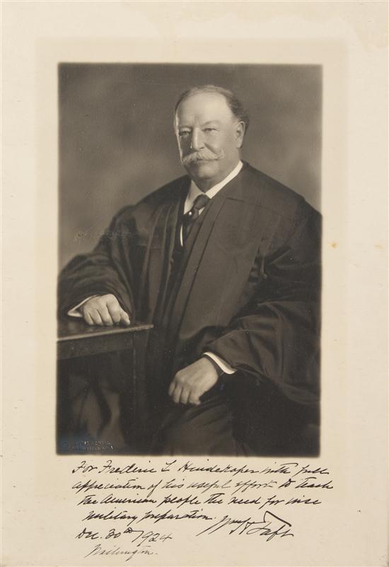 TAFT WILLIAM HOWARD A black and