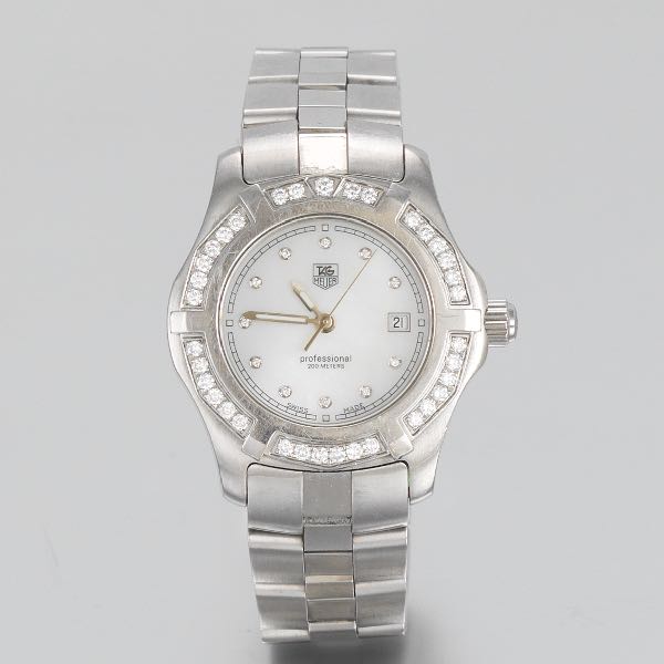 TAG/HEUER LADIES' DIAMOND BEZEL