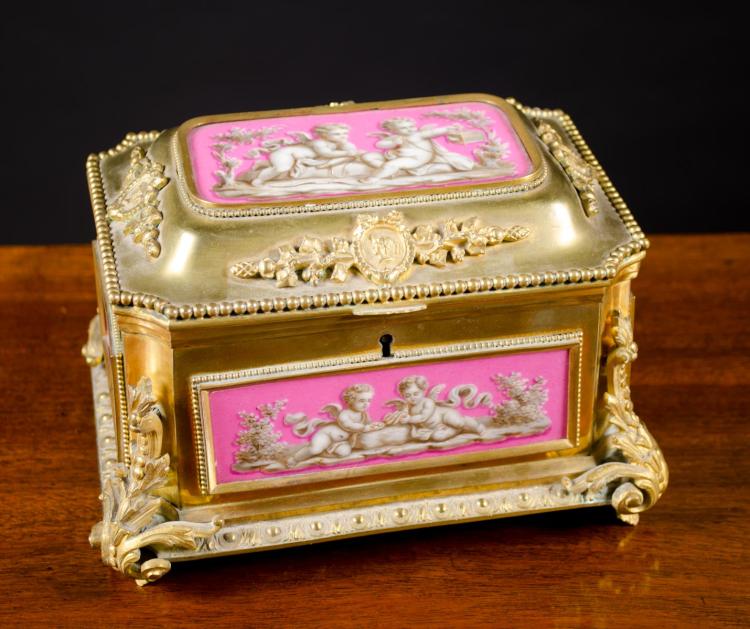 TAHAN FRENCH ENAMELED PORCELAIN AND