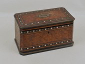 TAHAN FRERES INLAID BURL WALNU