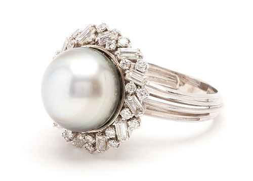 TAHITIAN PEARL & DIAMOND PLATINUM