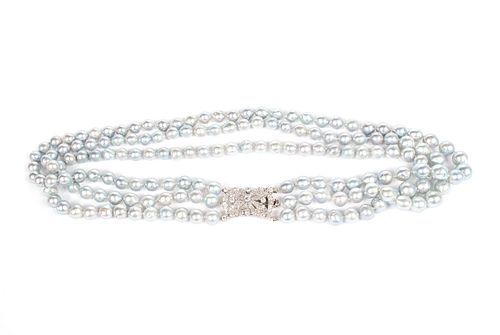 TAHITIAN TRIPLE STRAND PEARL