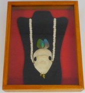 TAINO NECKLACE, SHELL MEDALLIO