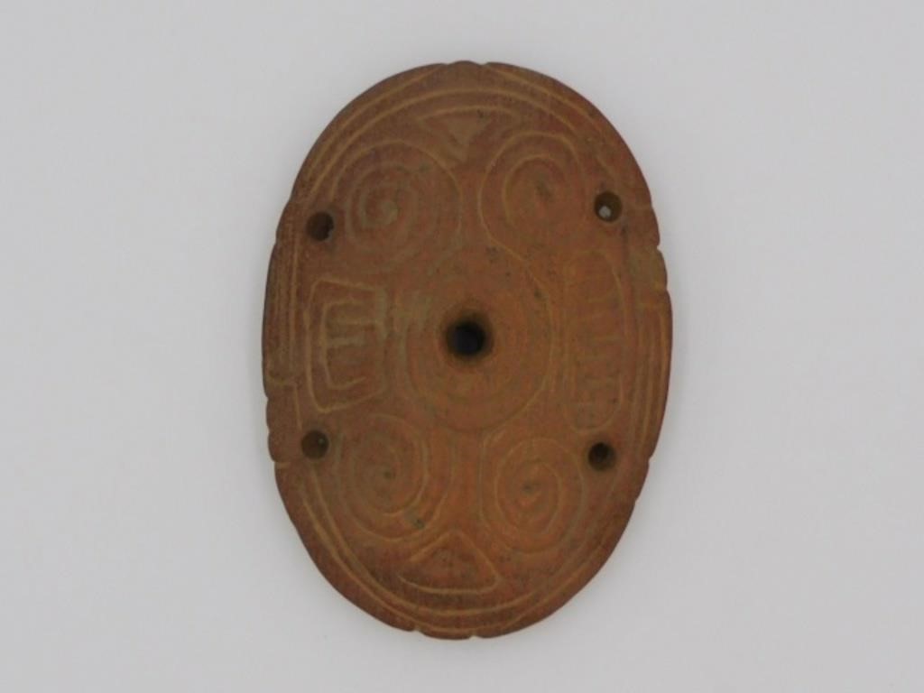 TAINO OVATE MEDALLION. CIRCA