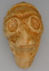 TAINO, RARE MACROIS HEAD. DEFI