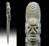 TAINO RHYOLITE CEREMONIAL SCEP