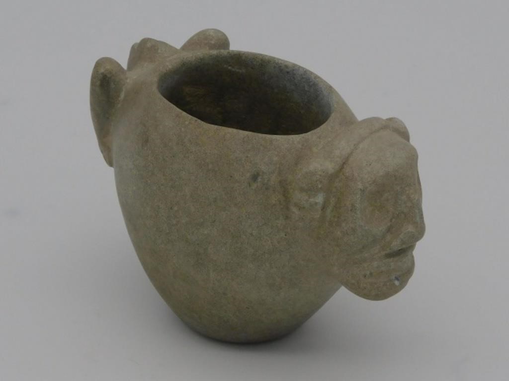 TAINO, SMALL FIGURAL STONE LIME